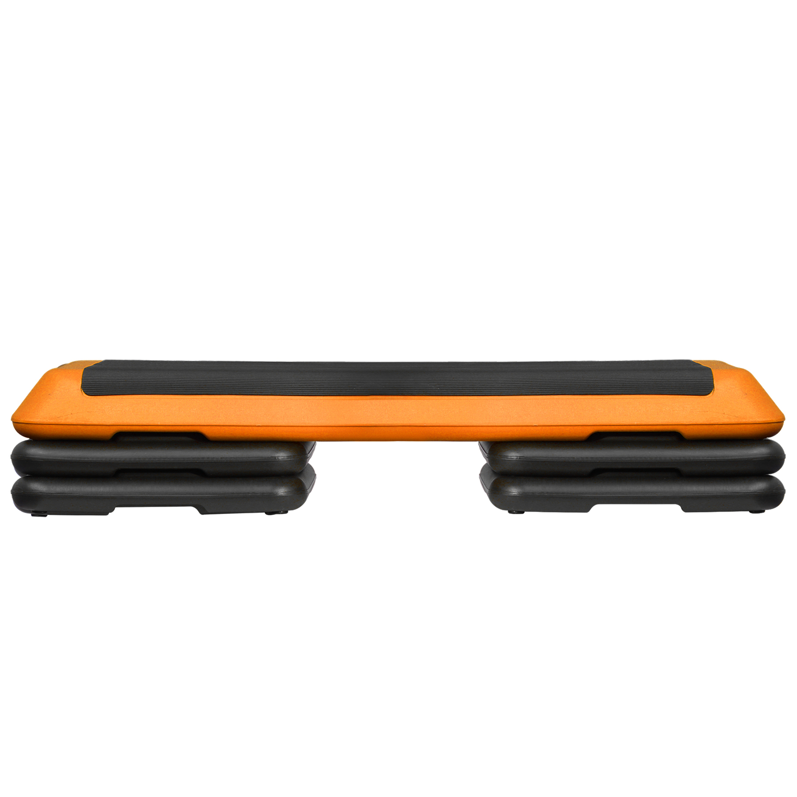 Adjustable Workout Aerobic Exercise Step Platform with 4 Risers Yellow