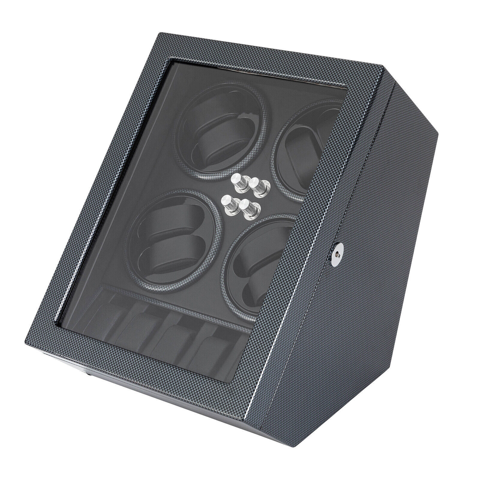 LED Light Automatic Watch Winder Box Display Storage Case 8+5 Watch Winder Box