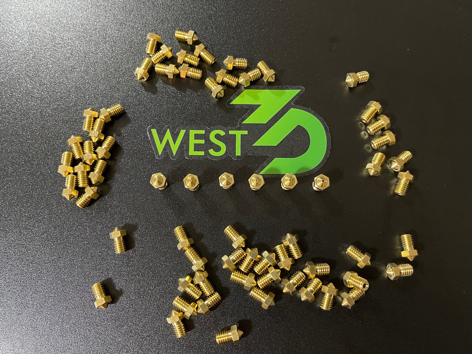 Brass Nozzles for V6 Hot Ends