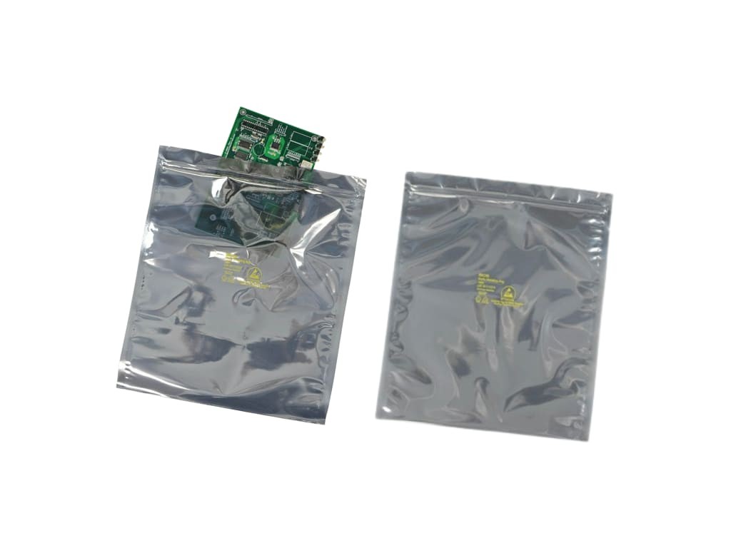SCS 300810 - STATIC SHIELD BAG, 1000 SERIES METAL-IN ZIP, 8x10, 100 EA