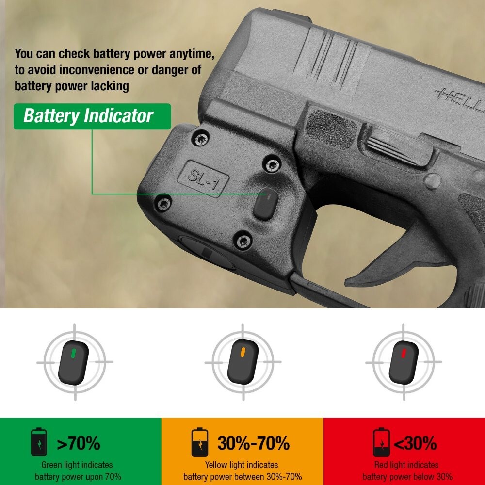 TSG IWB RH Holster & Mini Gun Light Combo: Springfield Hellcat (Not Hellcat Pro)