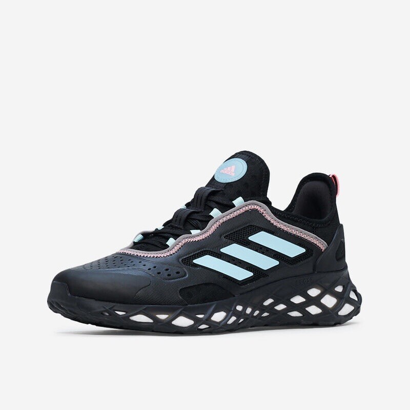 Adidas Web Boost Men’s Sneaker Running Shoe Black Athletic Trainer #442