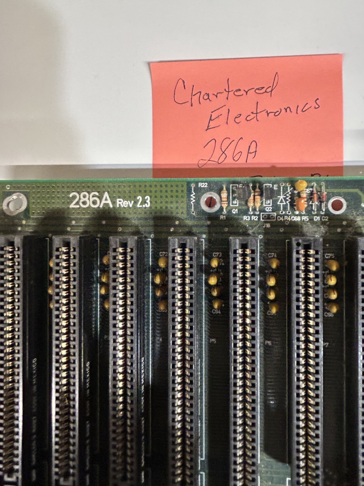 Chartered Electronics 286A 80286 Motherboard
