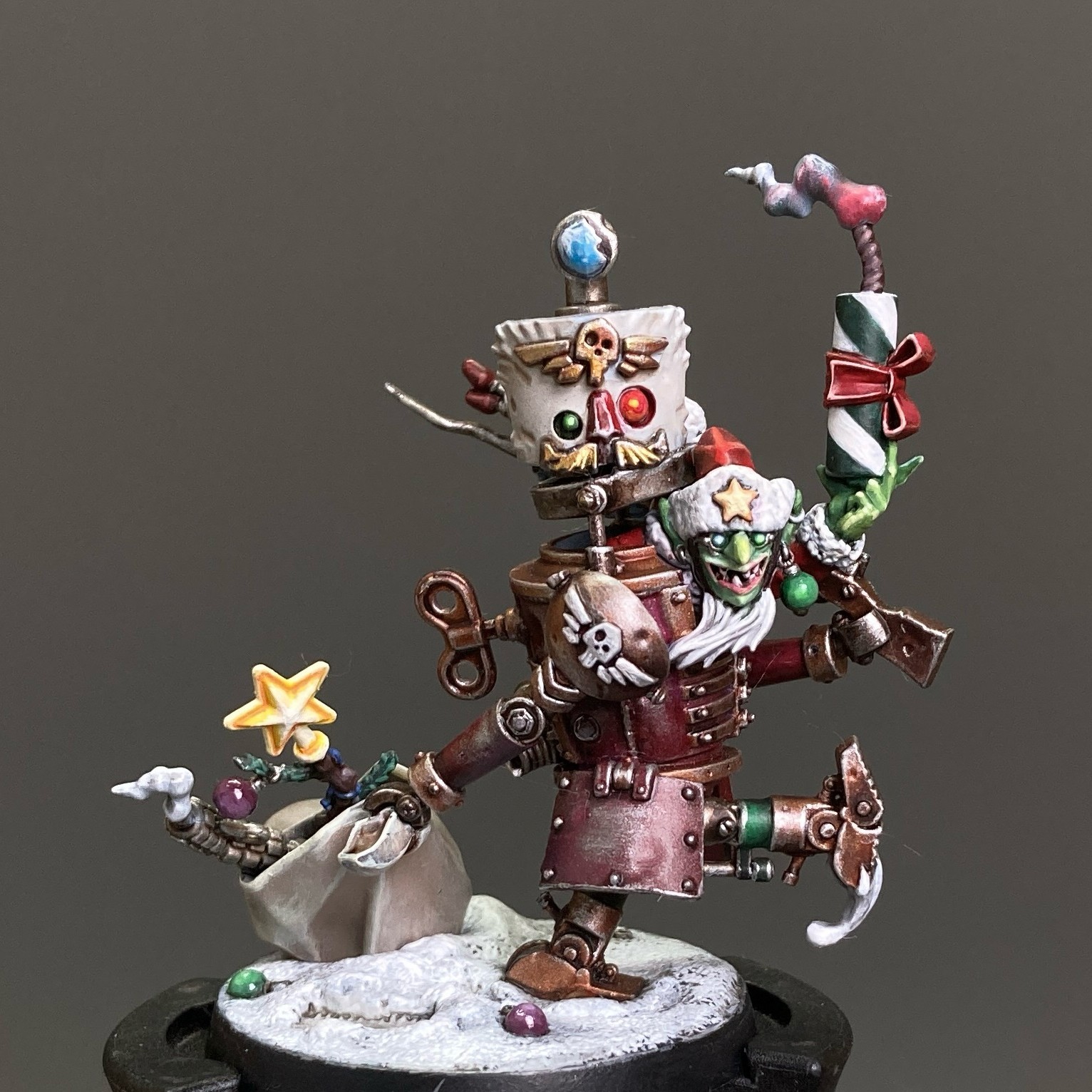 Warhammer 40k commemorative Da Red Gobbo's Tinboy Orks Painted Minis Commission