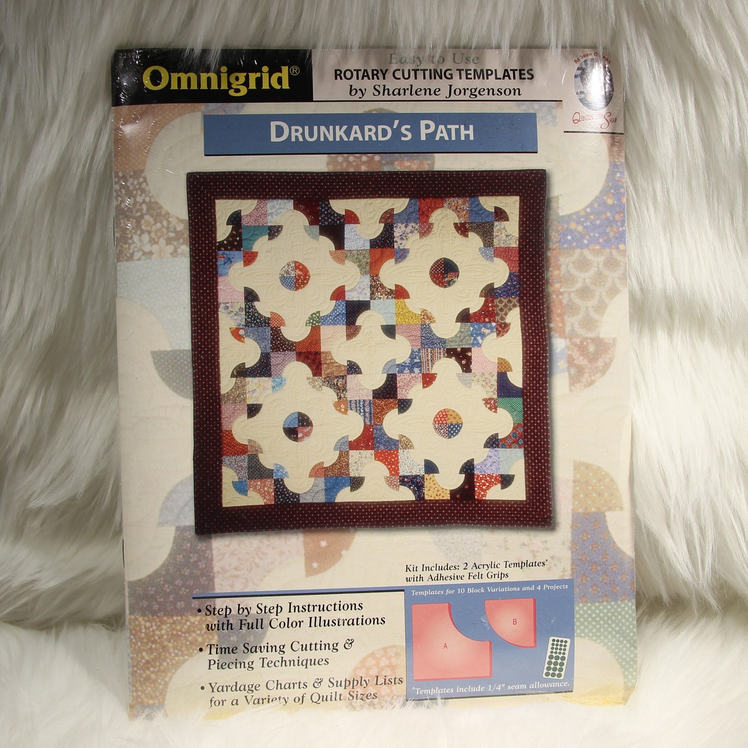 Omnigrid - Quilting with Shar, Drunkard's Path, Acrylic Templates READ