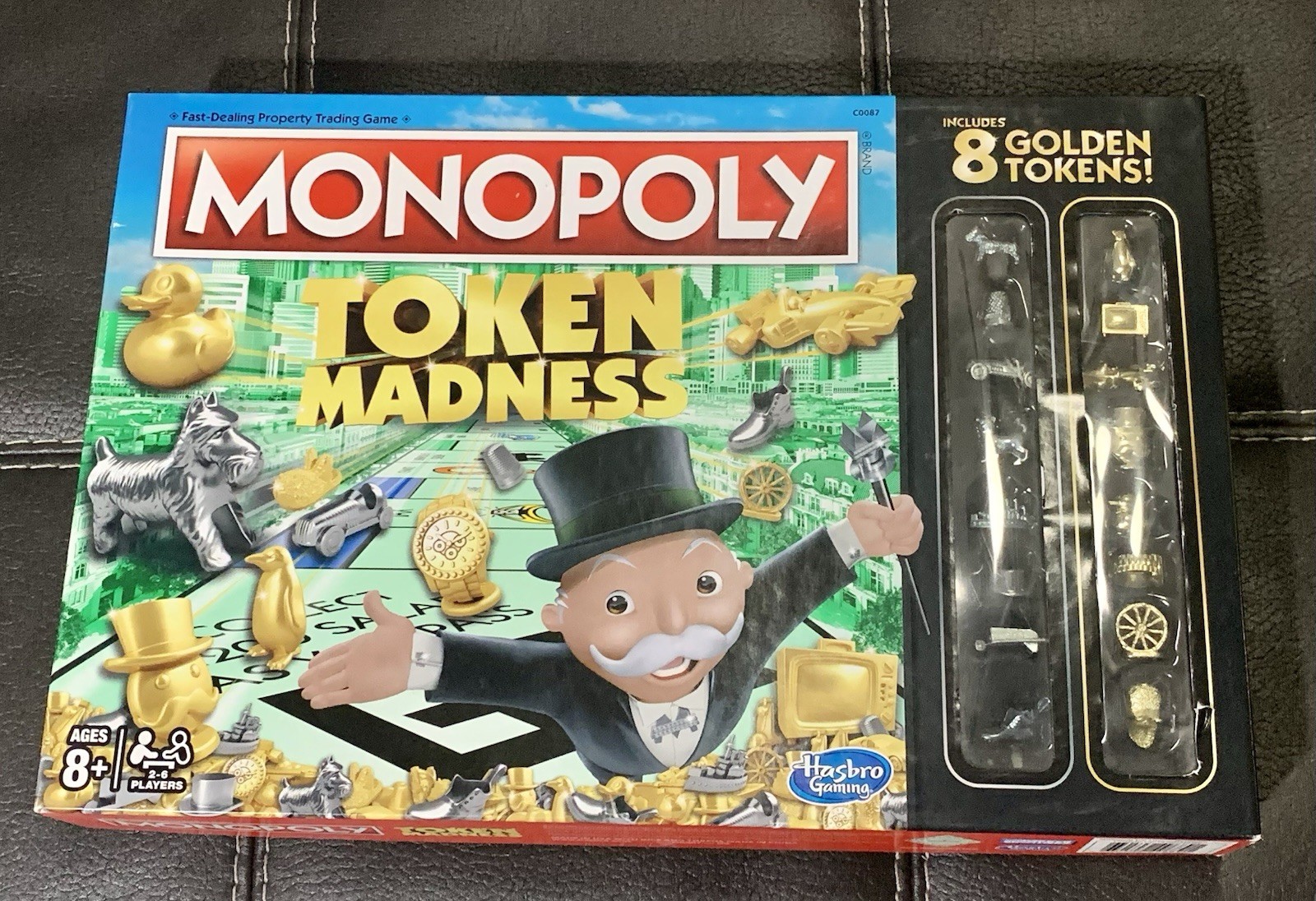Monopoly Token Madness Includes Golden Tokens Complete New Open Box