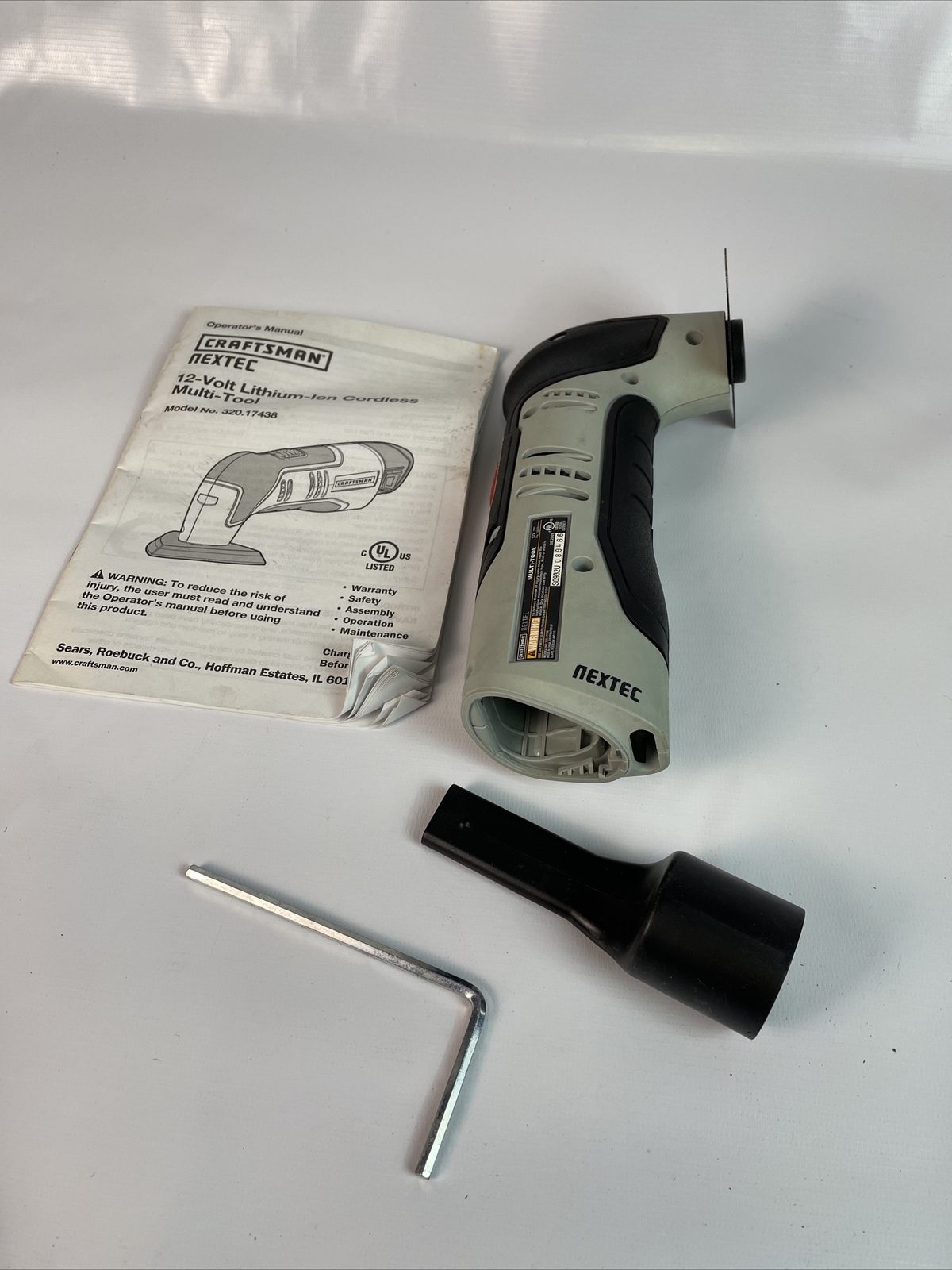 CRAFTSMAN NEXTEC 320.61199 12V CORDLESS MULTI-TOOL Only