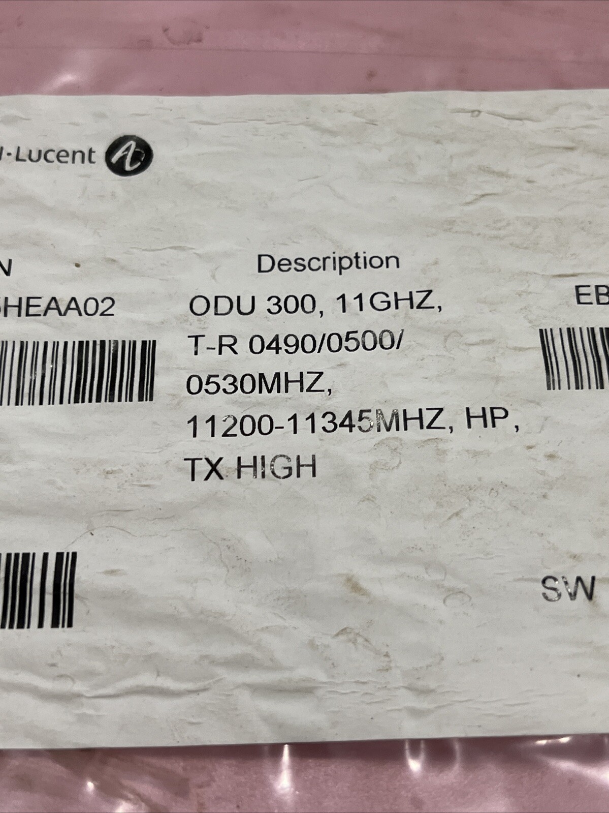 NEW SEALED ALCATEL-LUCENT ODU 300 3DB23035HEAA02 11GHZ TX HIGH HP 490 500 530