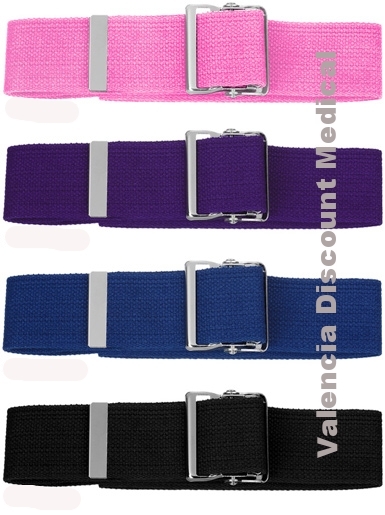 Prestige Medical Cotton Gait Belt with Metal Buckle  * Many Colors! * Style 621
