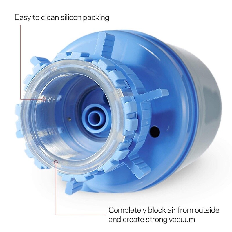 Dolphin Manual Drinking Water Pump 5-6 Gallon Bottles BPA Free Easy Use Plastic