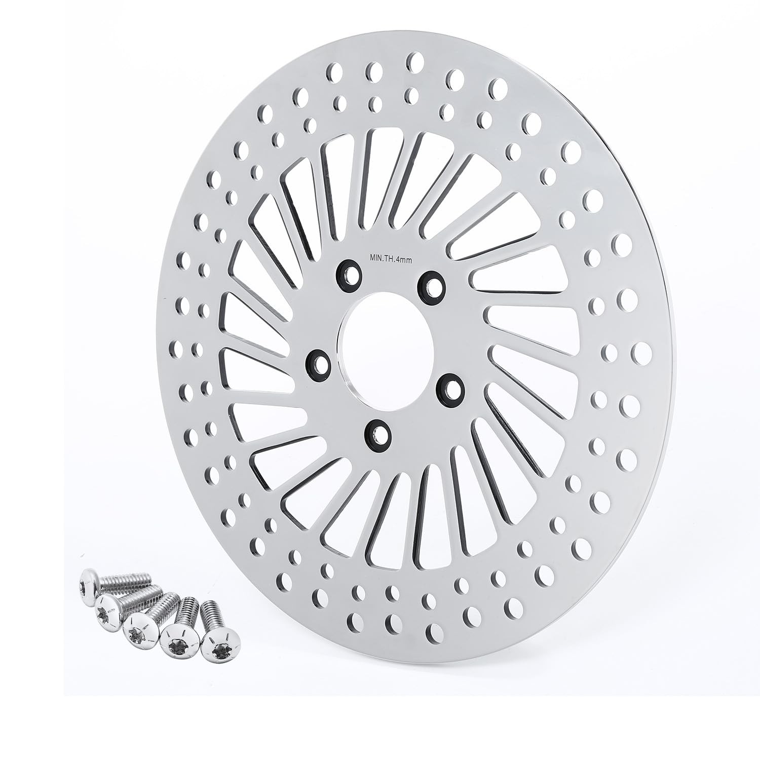 11.8" Front Left Brake Rotor & 5 Bolts Fit Touring Electra Glide 2008-2022