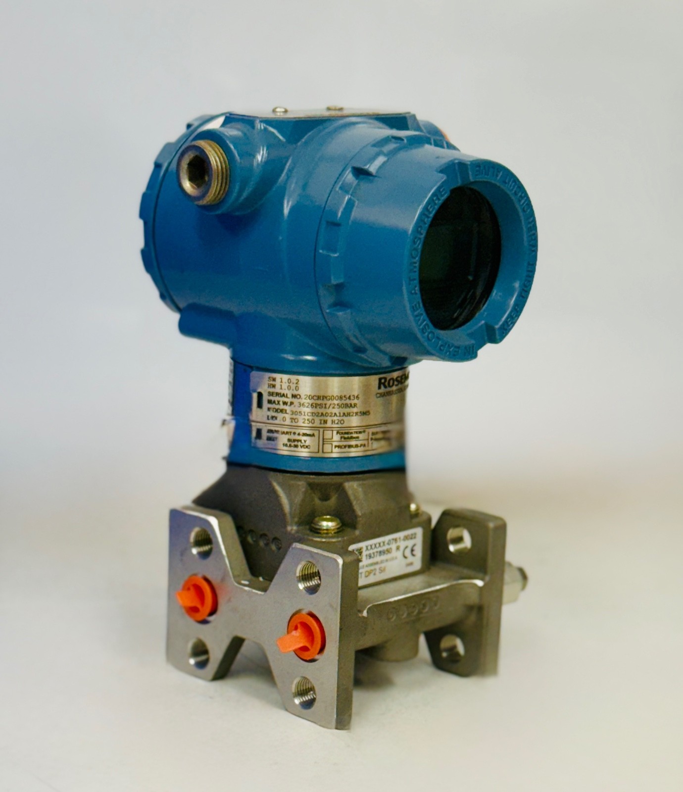 Rosemount 3051CD2A02A1AH2K5M5 Differential Pressure Transmitter Max WP 3626 PSI