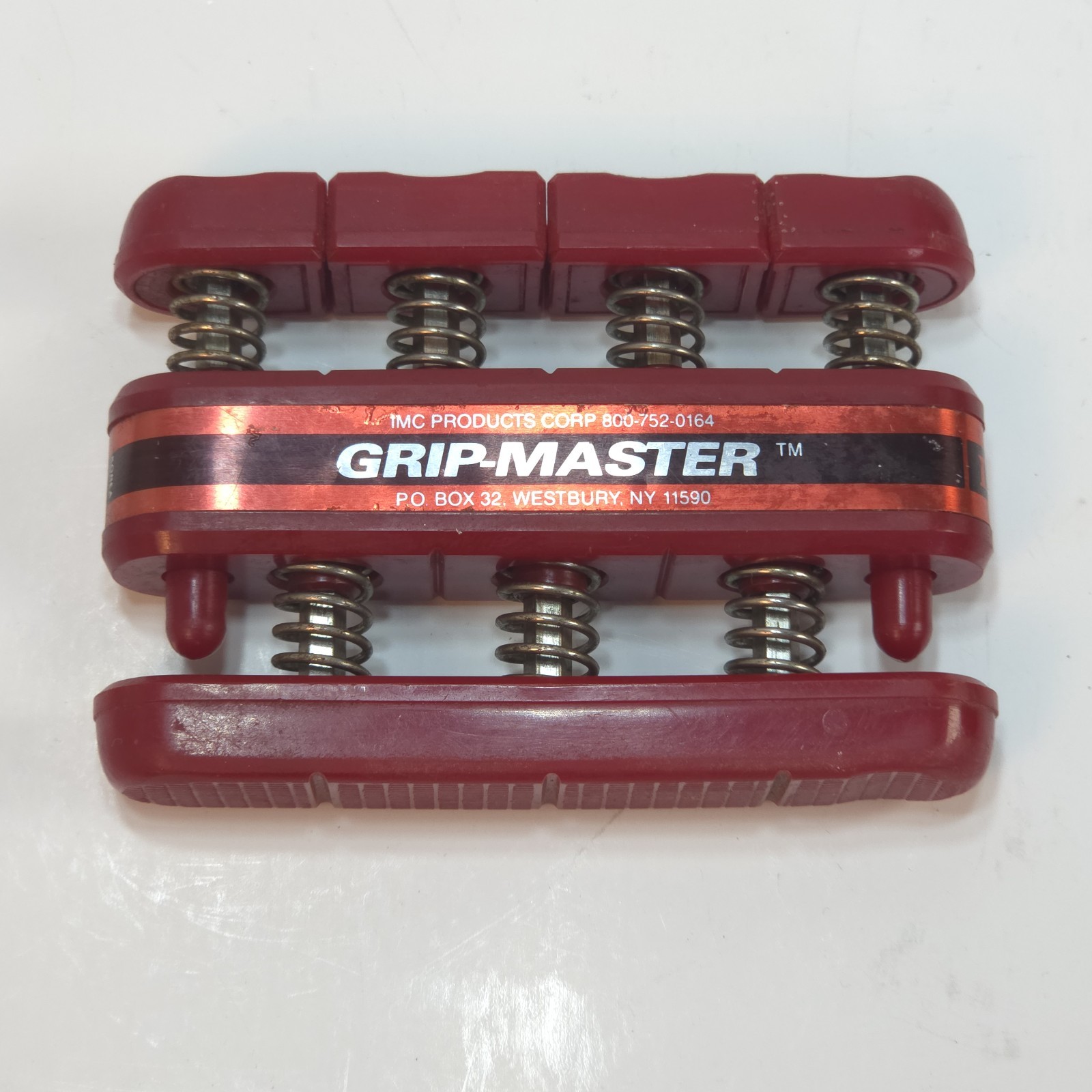 GripMaster MEDIUM TENSION Hand/Finger Exerciser/Strengthener Rehab Musicians Red