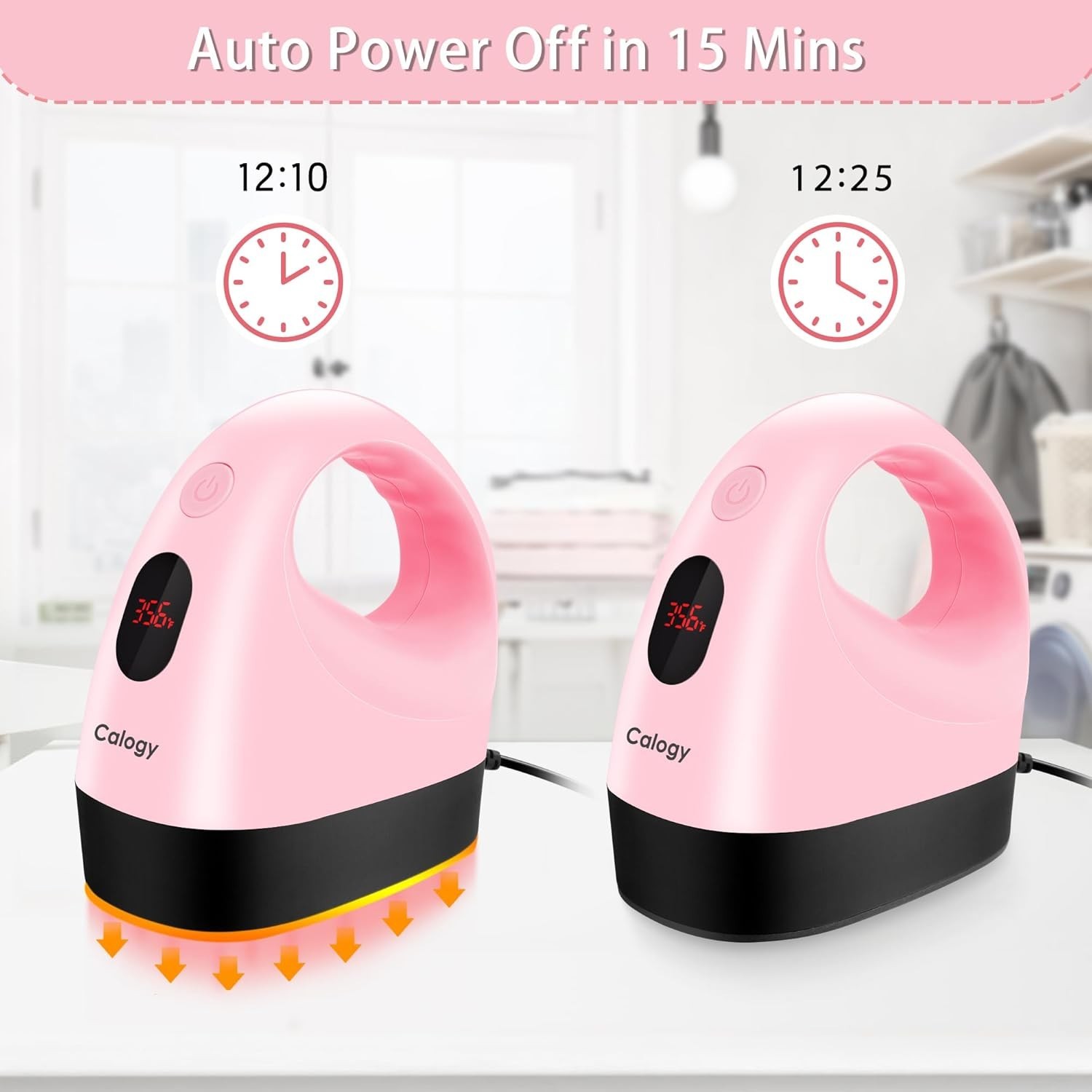 Portable Mini Heat Press - Safety Features & One-Button Control for Easy Use