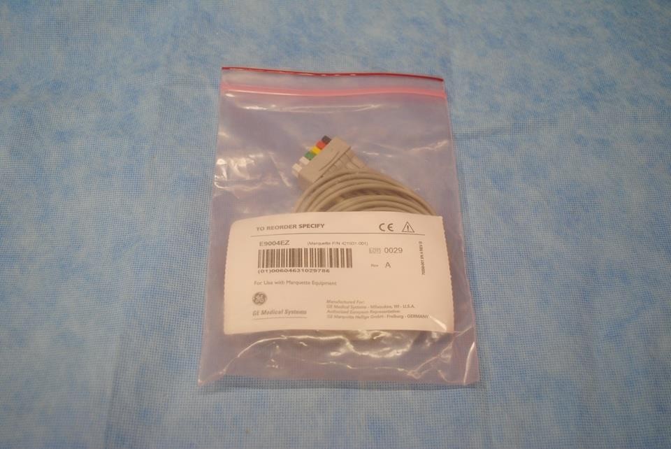 NEW GE/MARQUETTE E9004EZ-421931-001 5/6 LEAD ECG LEADS