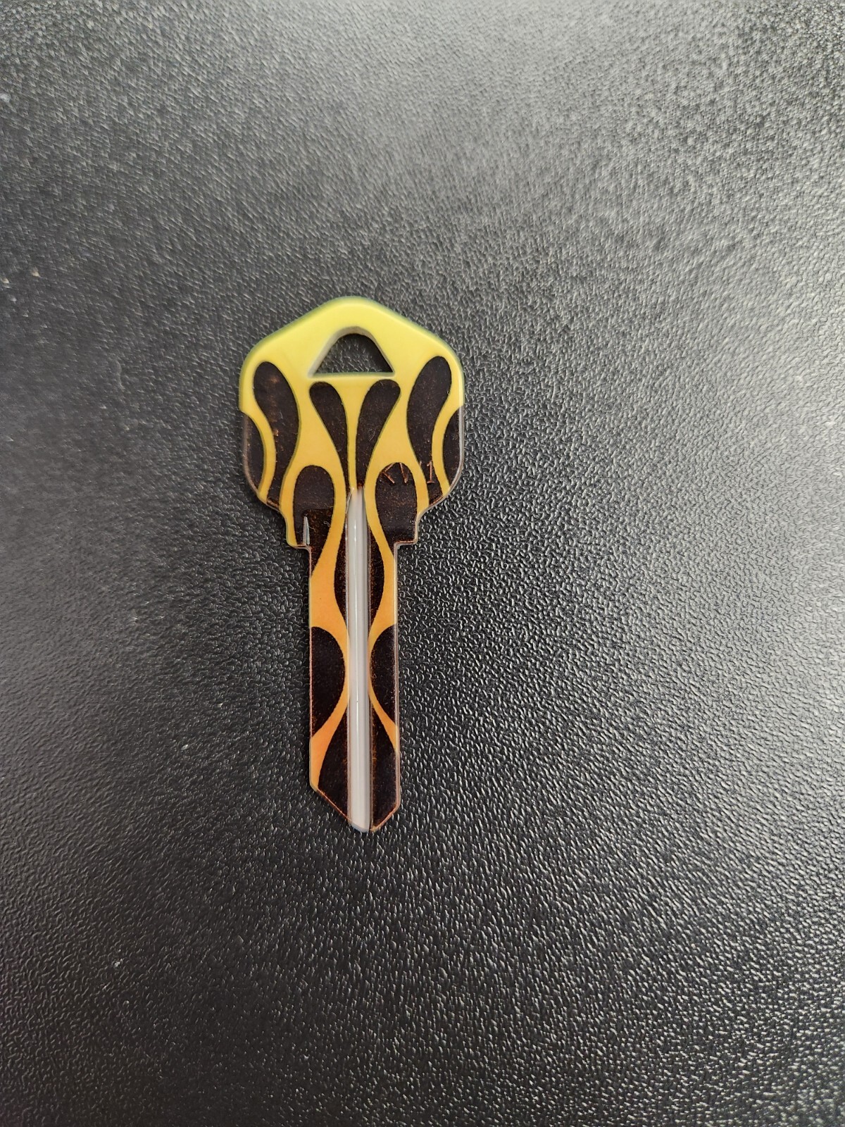 FLAMES PRINTED KWIKSET KW1/KW10 KEYBLANK - READ DETAILS BELOW