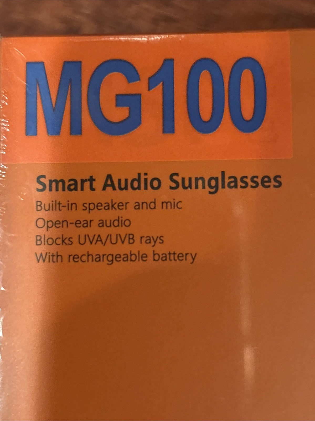 MG100 Smart Audio Sunglasses Wireless Bluetooth Glasses Black