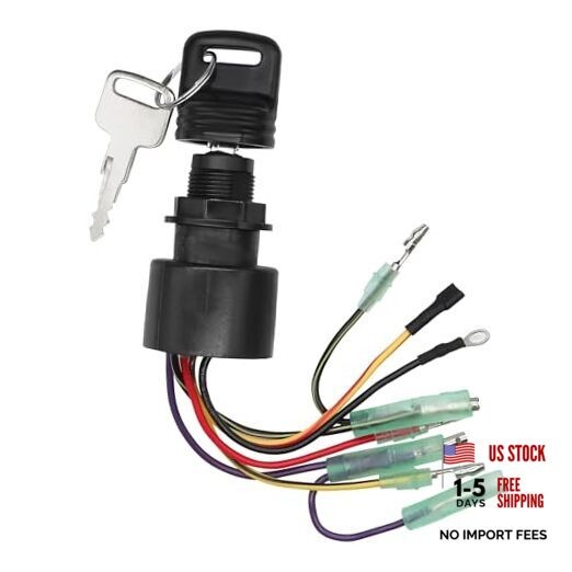 Boat Ignition Switch with Key Fit for Mercury, for Boat Engine Ignition Switch