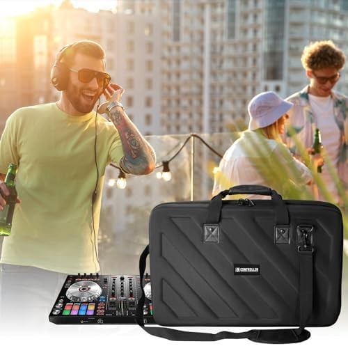 Hard Case Compatible with Pioneer DJ Controller Ddj-Sr/Sr2/Rev1/Denon Mc4000/Num