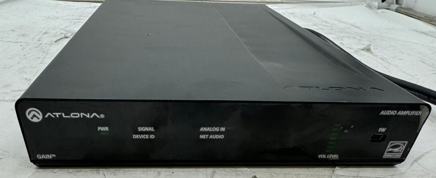 Atlona AT-GAIN-120 Stereo/Mono Audio 120 Watt Power Amplifier