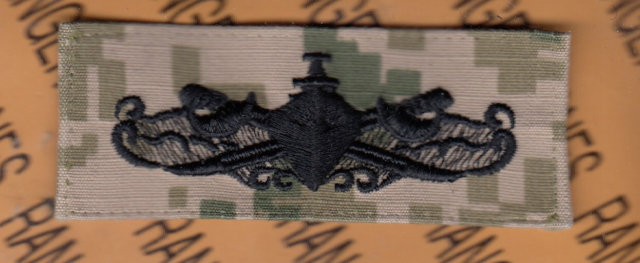 USN Navy Surface Warfare digital ~3" patch sewn c/e