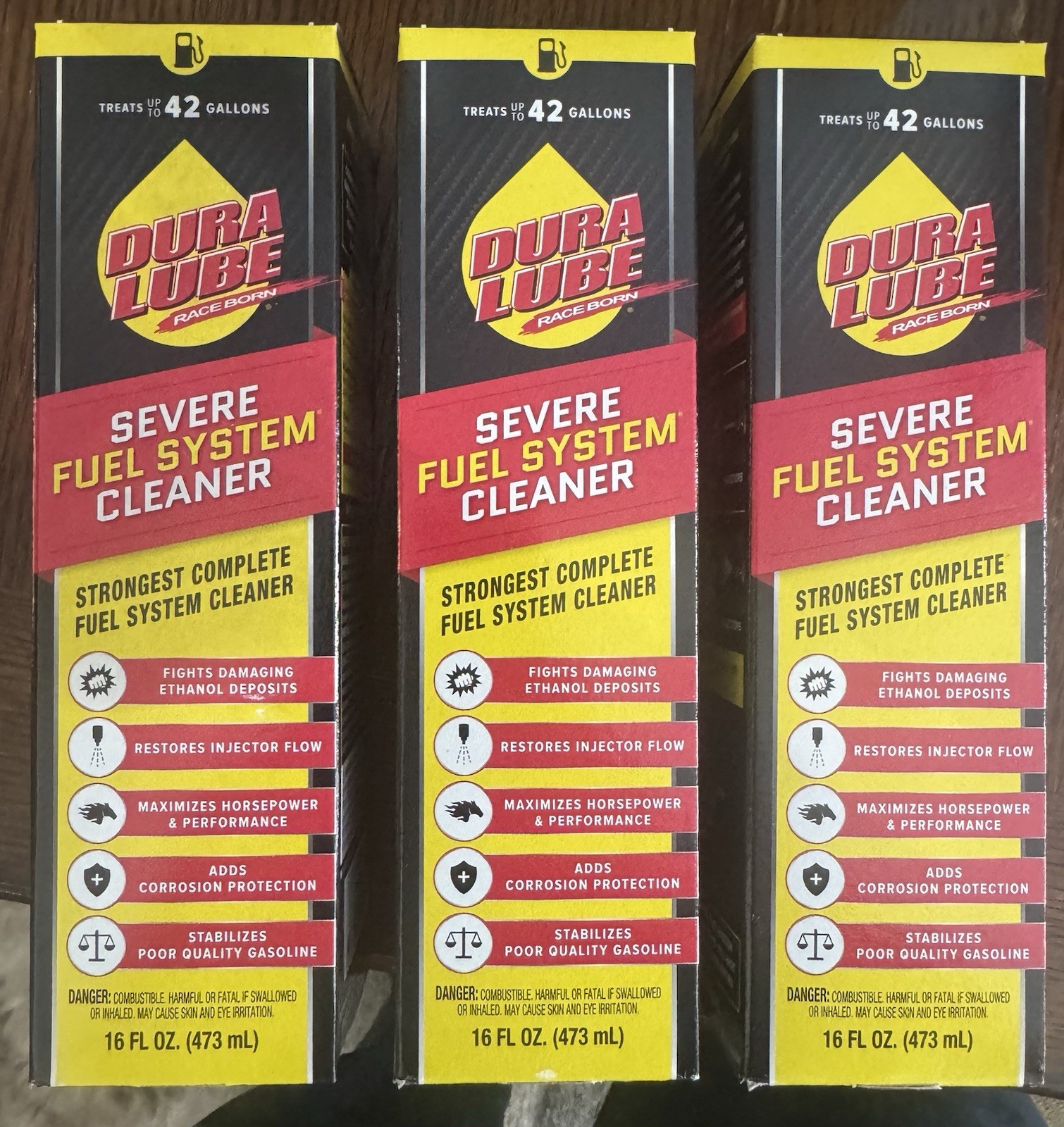 Case Of 3 Dura Lube Severe Fuel System Cleaner 16 oz Each HL-40199-PDQ3