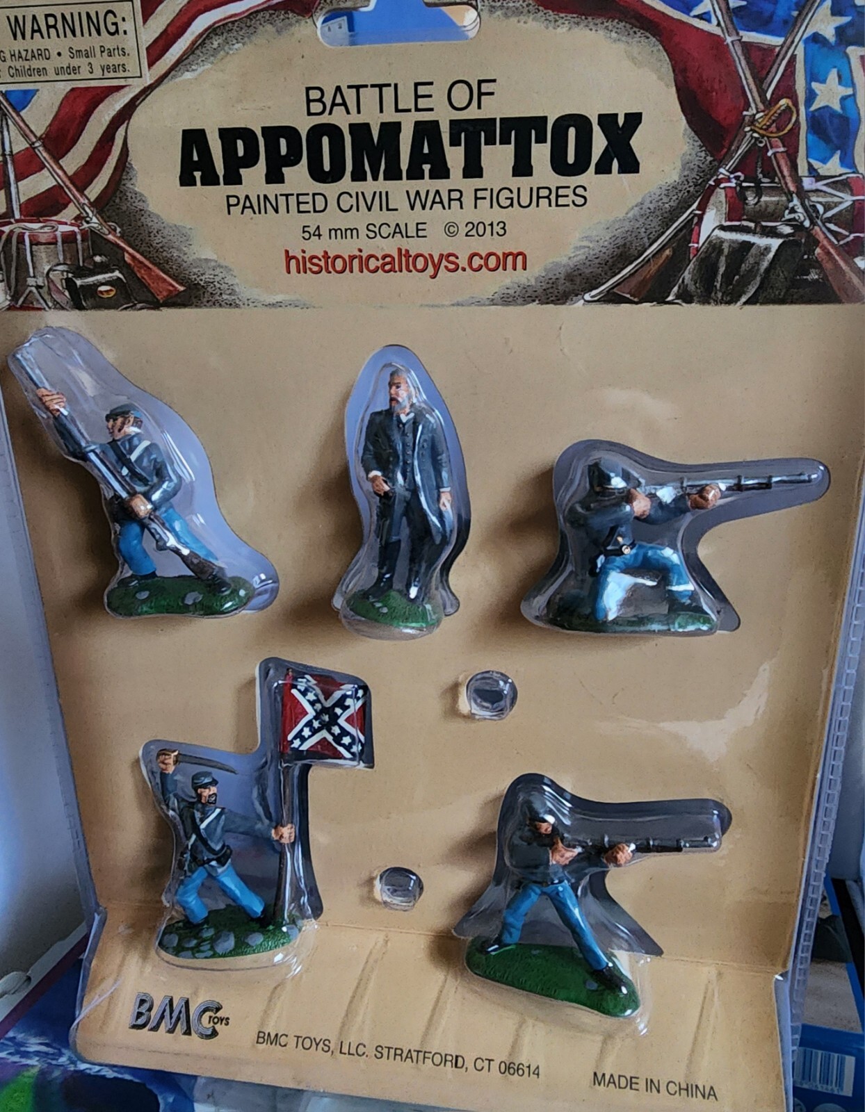 Civil War BATTLE OF APPOMATOX 54mm NIP BMC historicaltoys PAINTED Lot