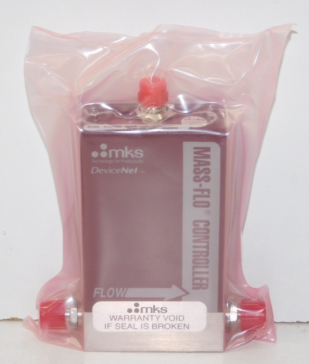 New MKS 1479A-22601 DeviceNet Mass Flo Controller 3%H2/N2 Gas 5000SCCM Range USA