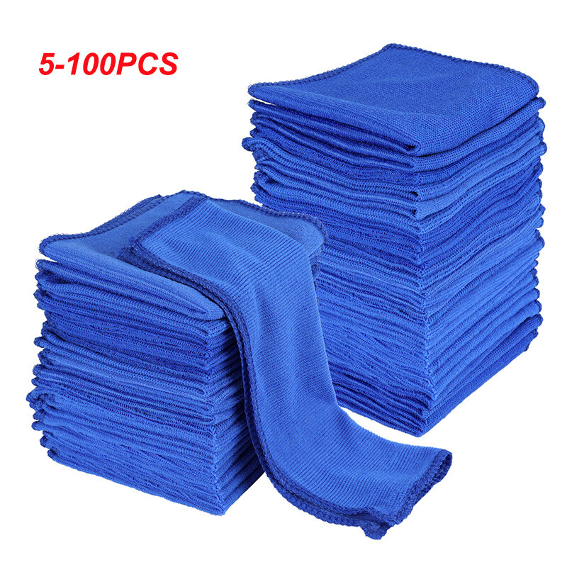 Bulk Pack Microfiber Cleaning Cloth Towel No-Scratch Rag Car Polishing Detailing