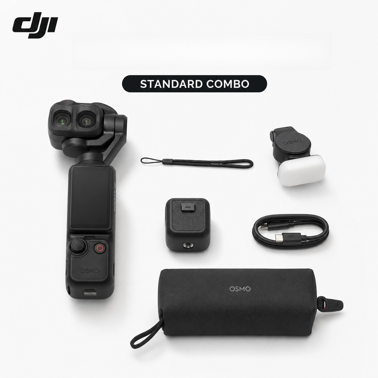 DJl Osmo Pocket Four Pro(4-P) Standard Combo Handheld Stabilizer ~New Sealed