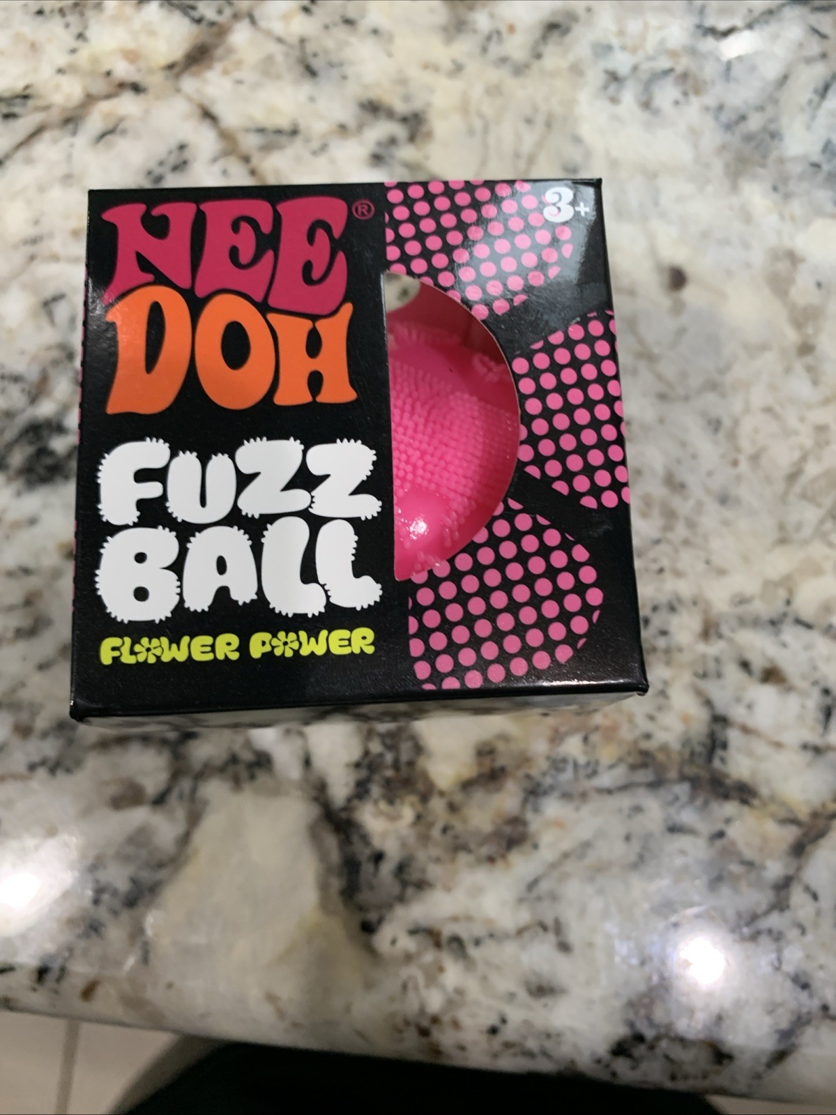 Needoh Fuzz Ball Flower Power Random Color.