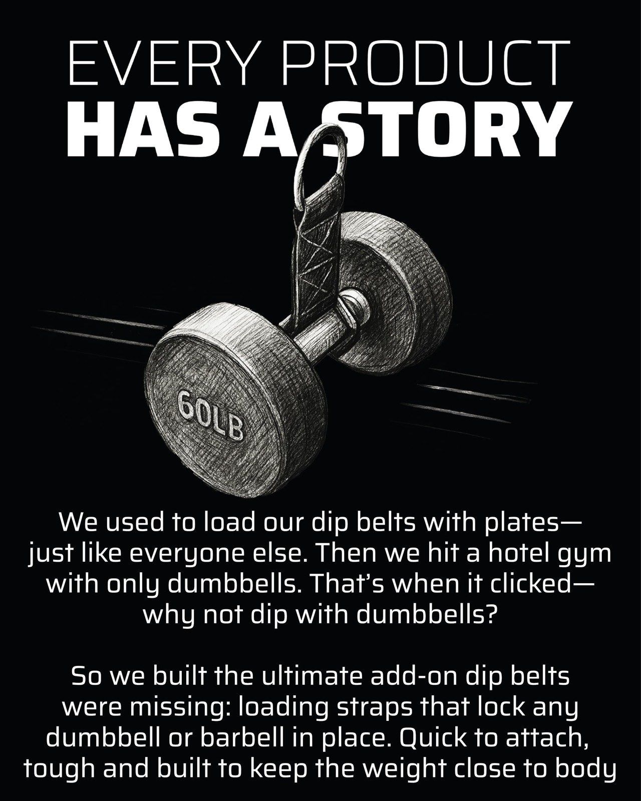 Dumbbell & Barbell Loading Straps | Attachment Straps for Dips, Pullups, Squa...