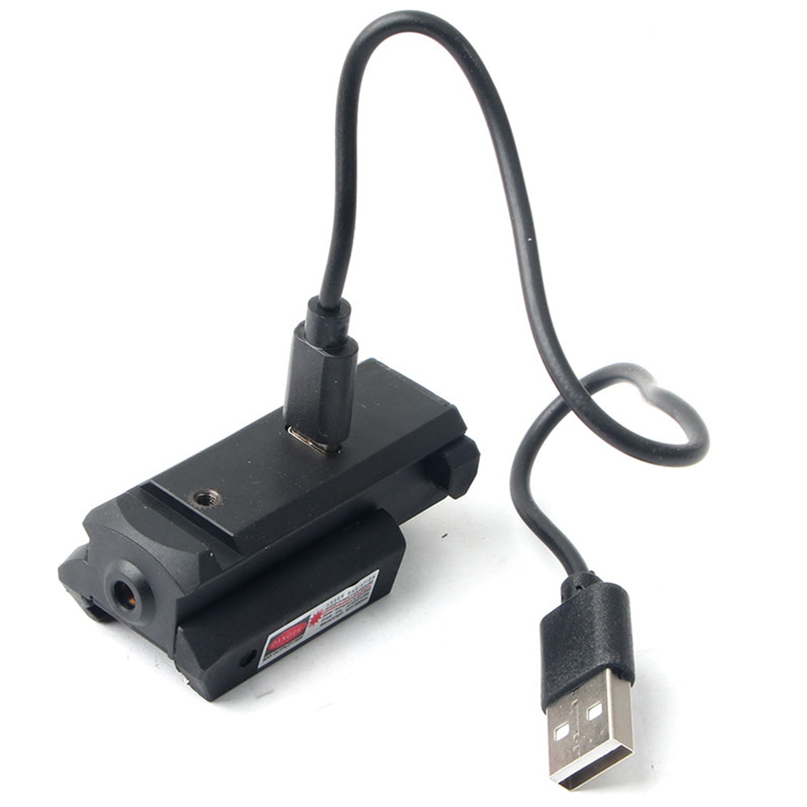 Compact Green Laser Dot Sight USB Rechargeable for Pistol 20mm Picatinny Rails