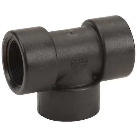 Banjo Tee125 Tee, Polypropylene, 1-1/4", Schedule 80, 300 Psi Max Pressure
