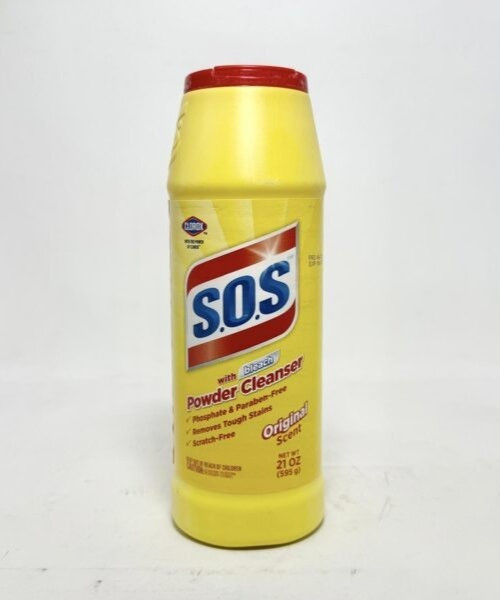 SOS Cleanser Powder with Power of Clorox Bleach Original Scent 21 oz BRAND NEW