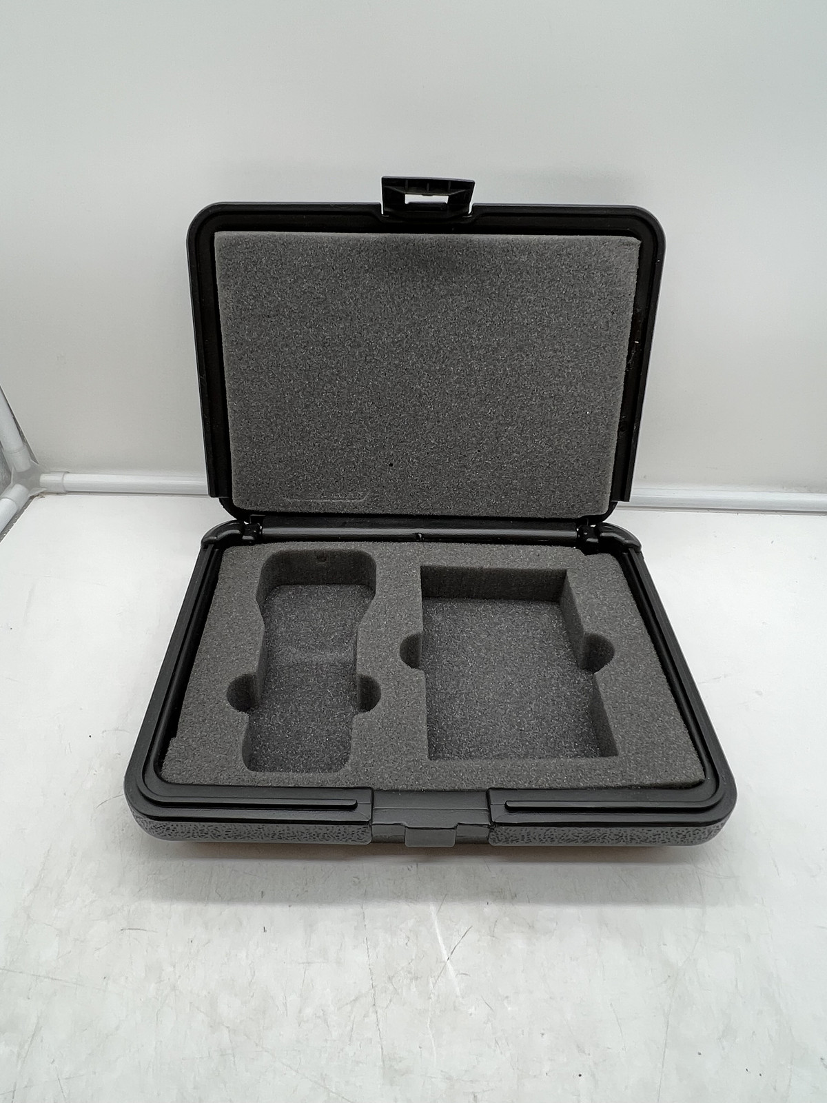 Small Hard Case with Foam Tool Storage Container Plastic Box Travel 9.5'' X 7"