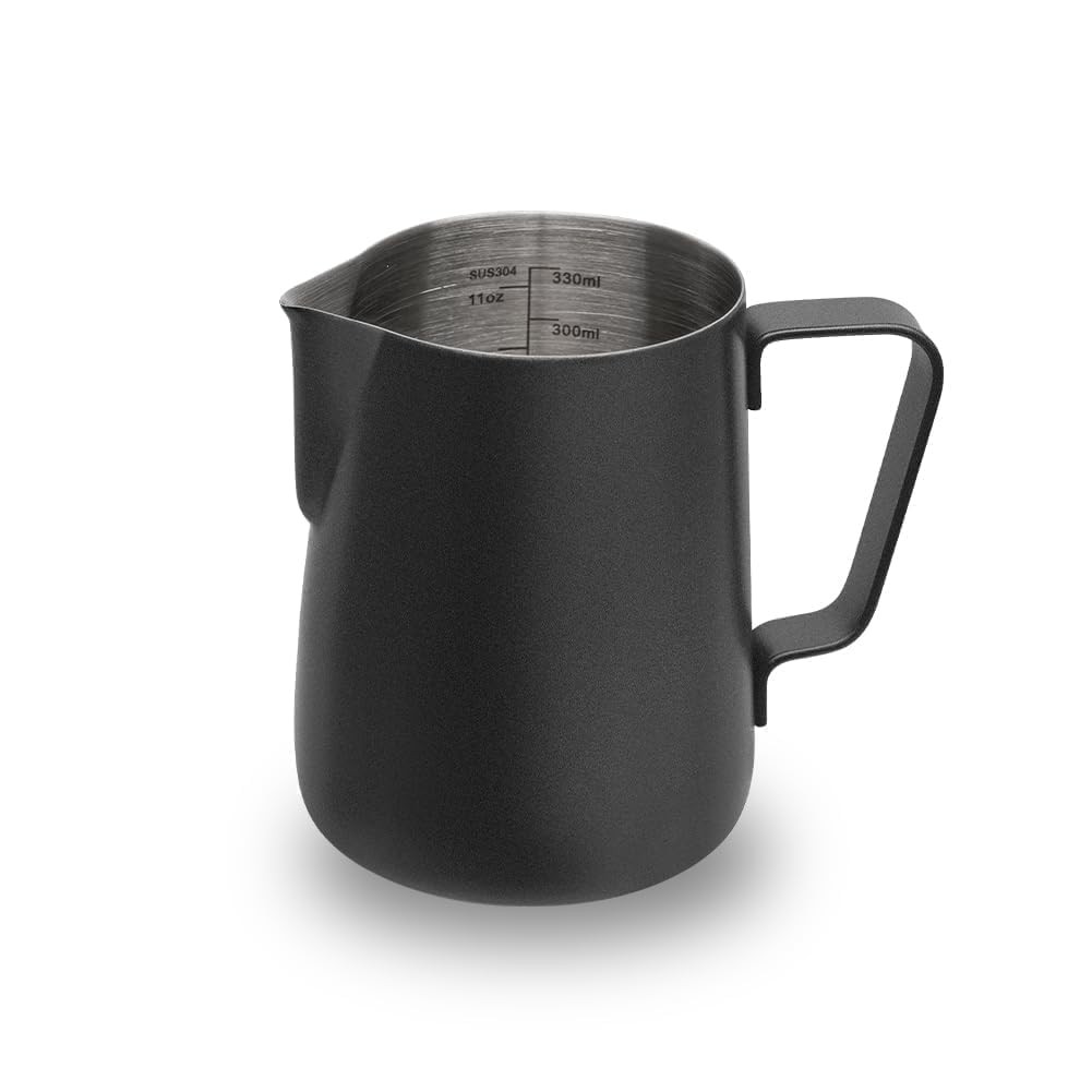 Milk Frothing Pitcher 350ml/600ml/900ml/1500ml (12oz/20oz/32oz/52oz) - Stainl...