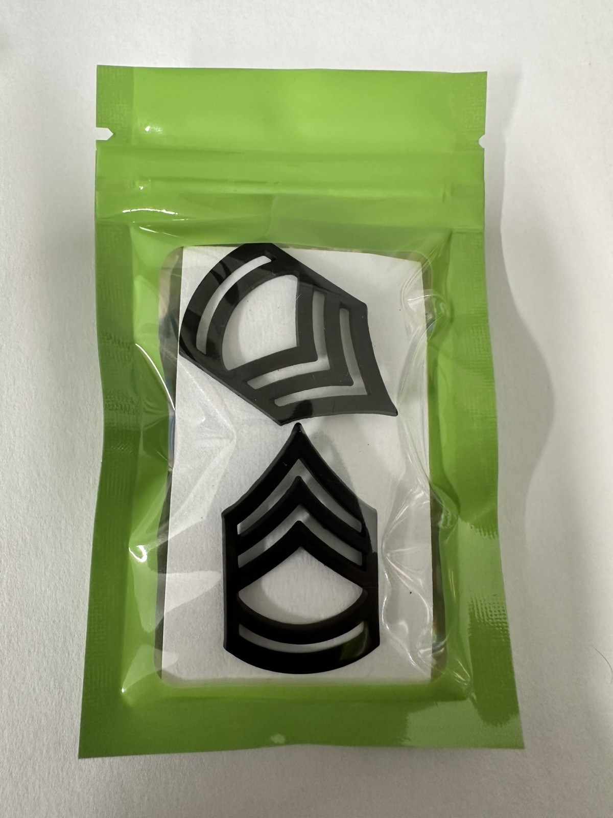 Enlisted Rank Pins: Army Sergeant First Class - subdued pair