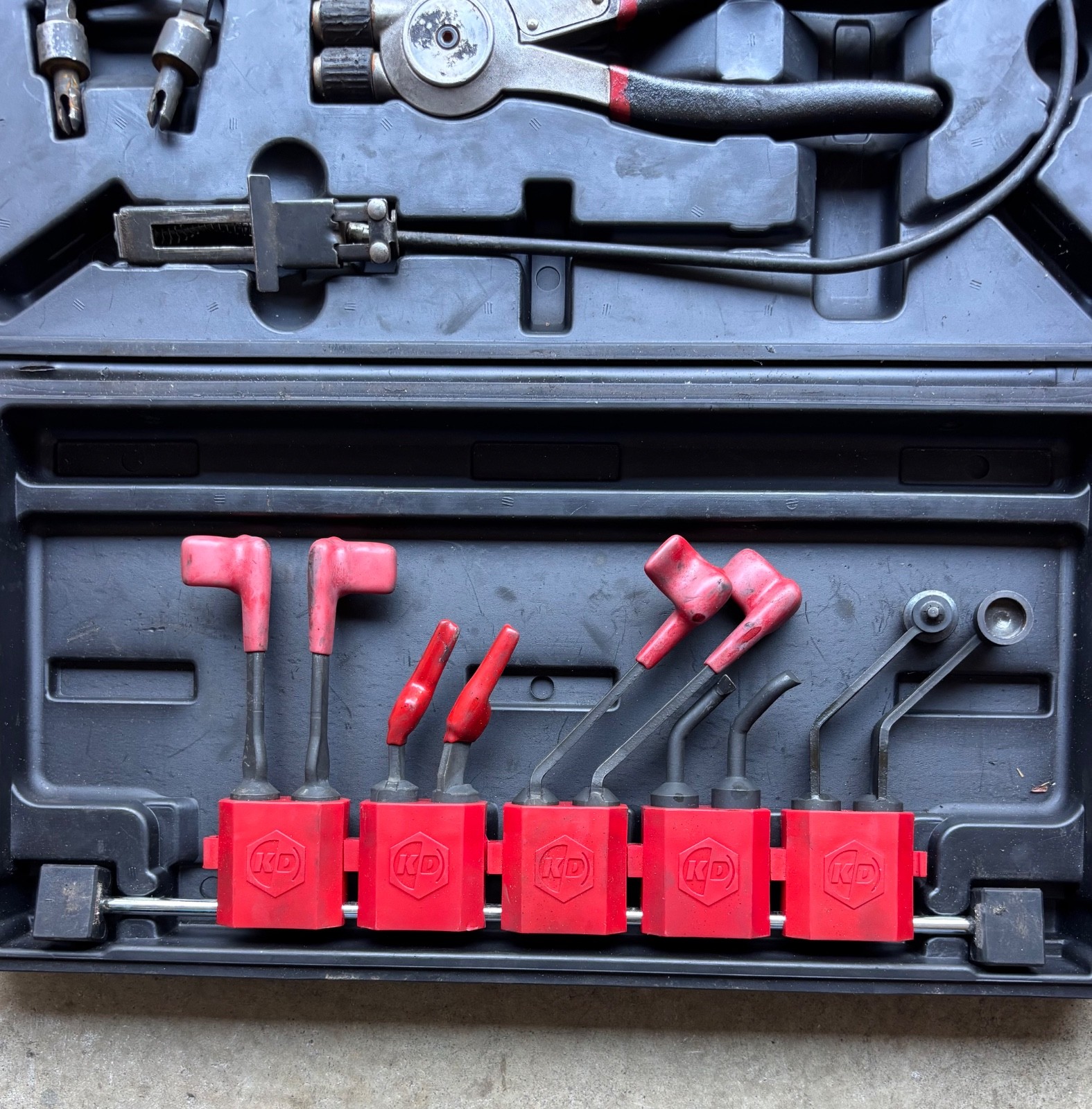 KD Tools 3835 - 7 Piece Multiple Tip Geared Plier System Set