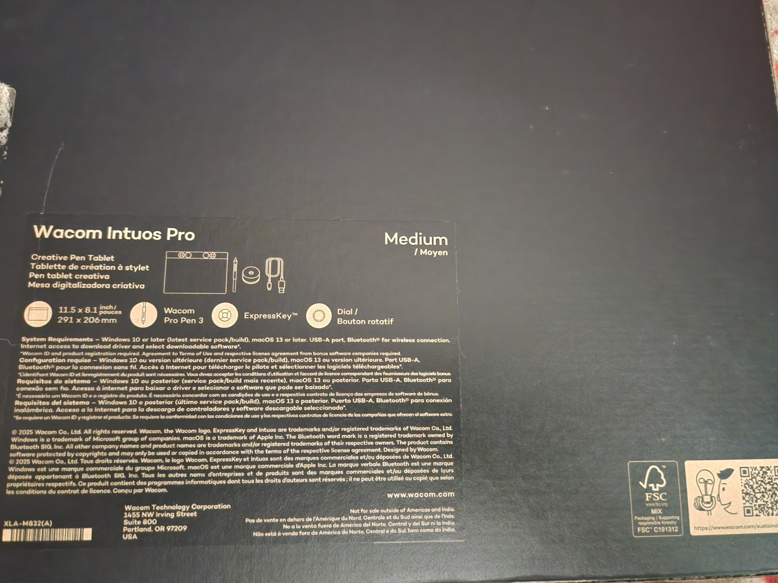 Wacom intuos pro medium 2025