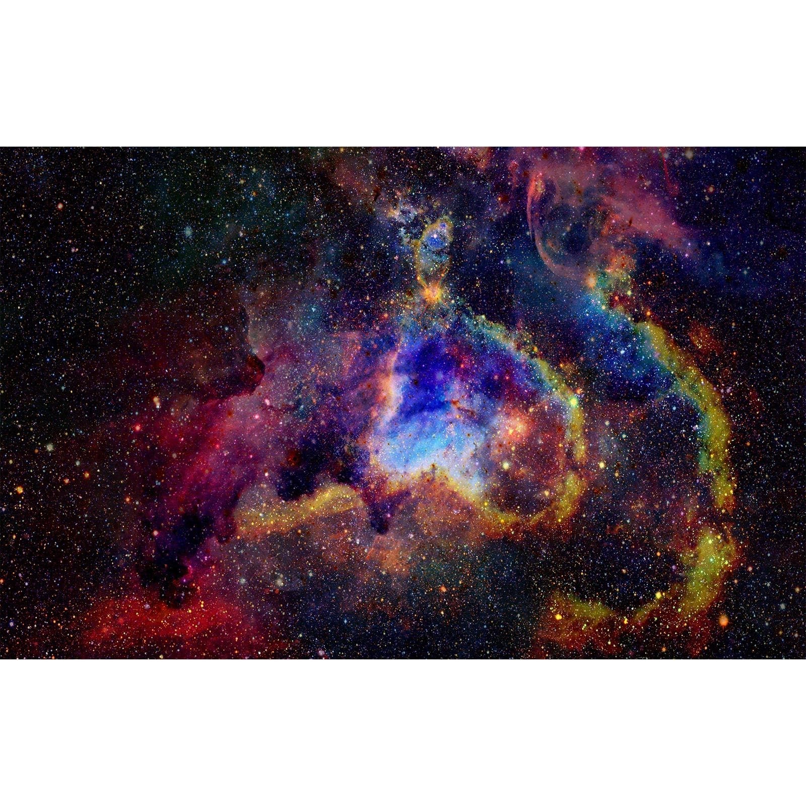 Outer Space Aquarium Background Fantasy Alien Planet Nebula and Galaxies Terr...