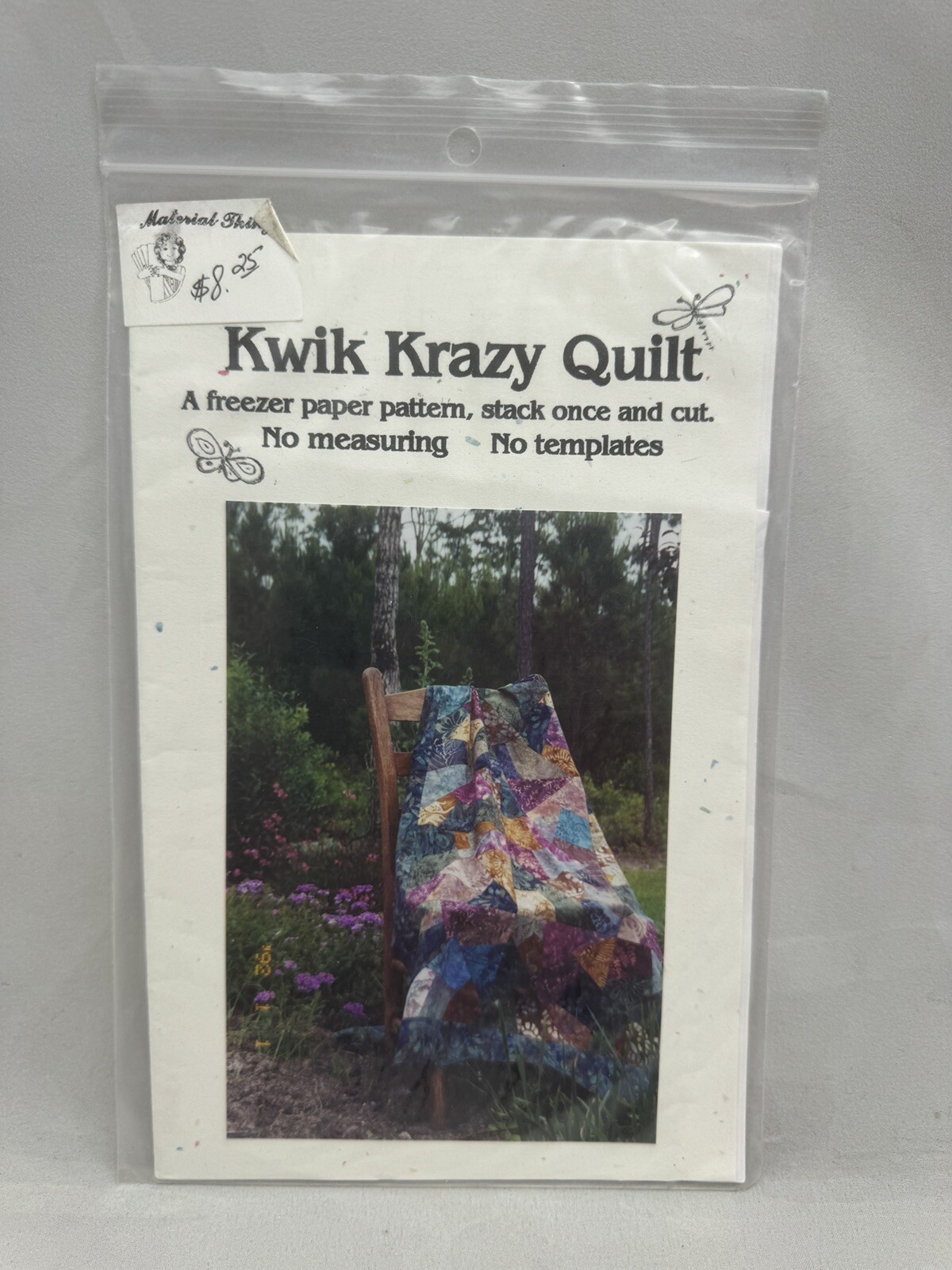 Kwik Krazy Quilt Pattern Two Kwik Quilters Sewing 2001