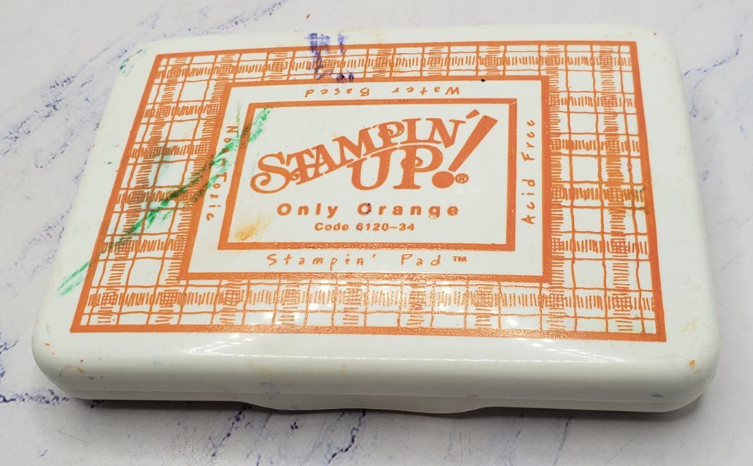 Stampin’ Up! Only Orange Water Based Dye Ink Original Style Pad 34-106