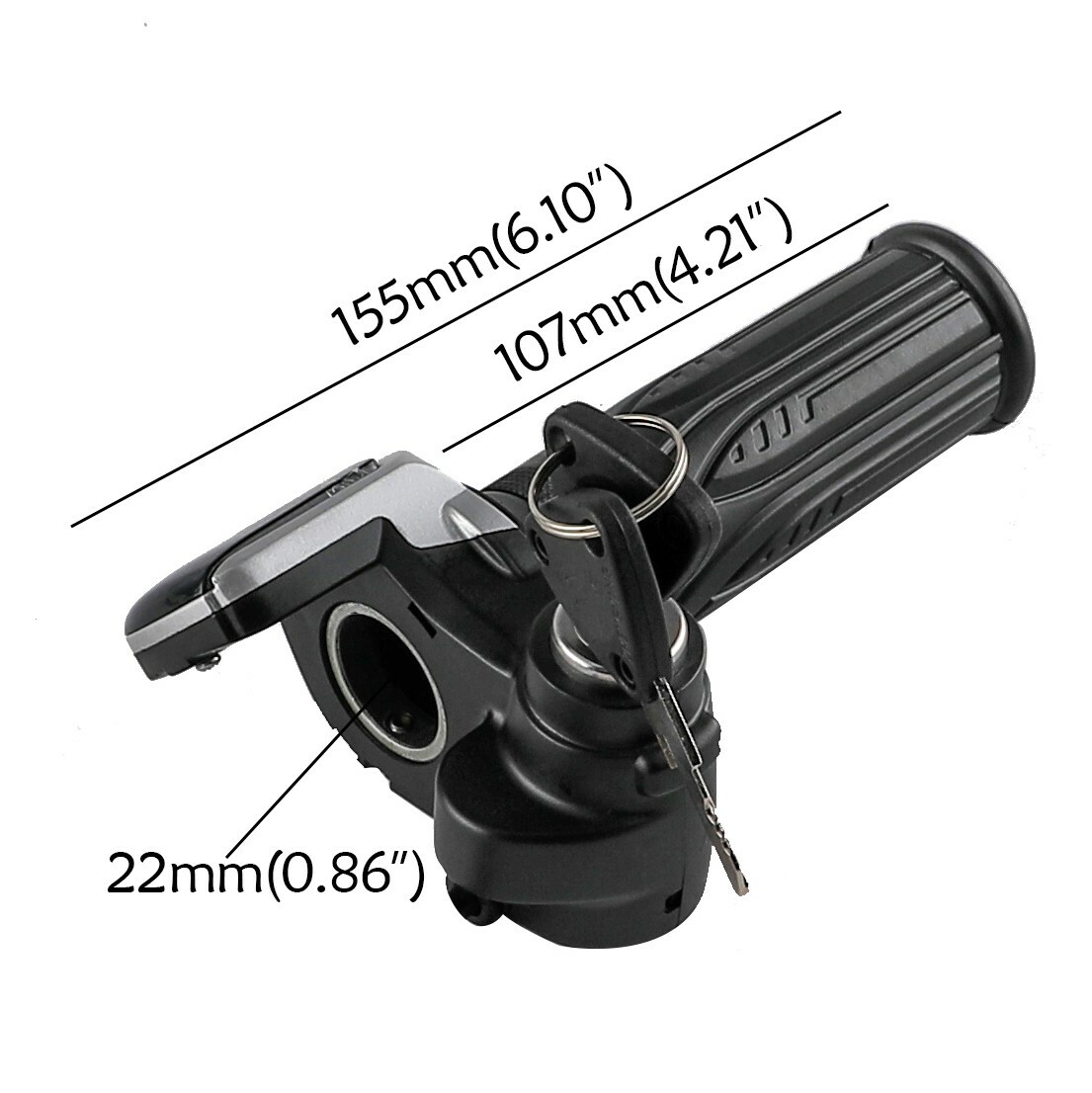 36V 500W Speed Brush Controller & Throttle Switch Lock for E-scooter Bicycle ATV