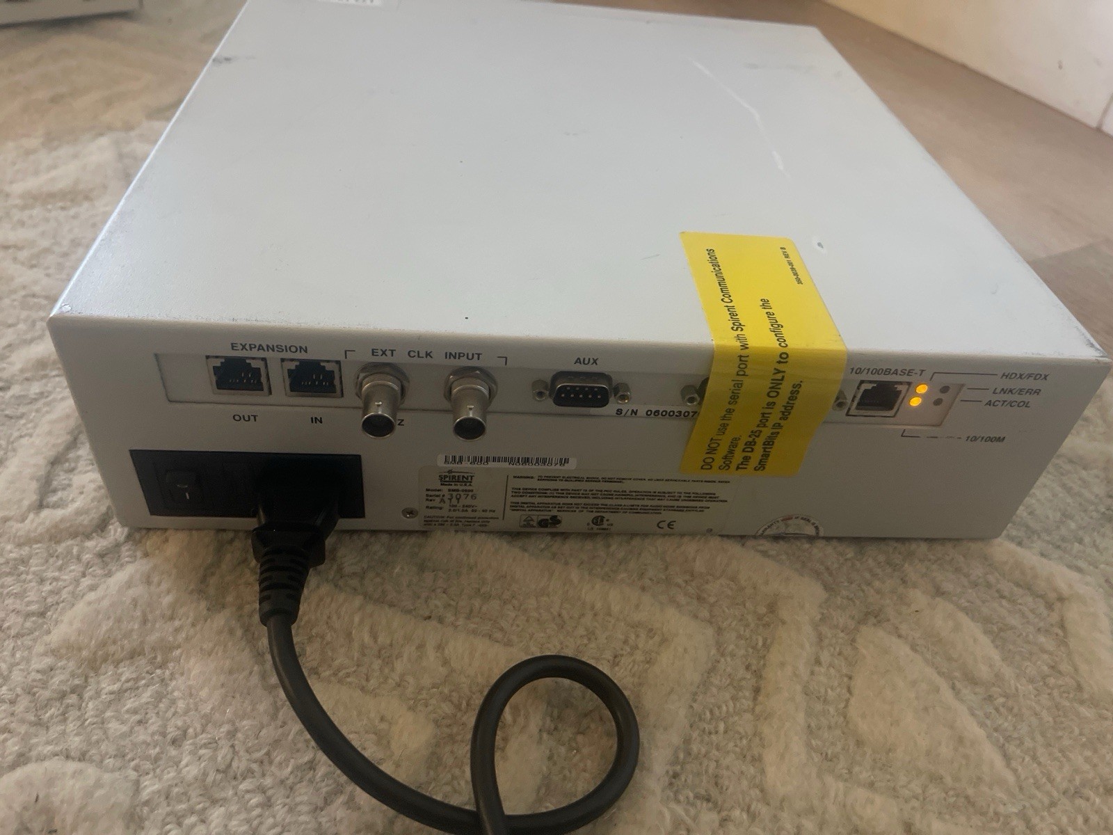 Spirent SmartBits 600 SB600-A Network Analyzer w/ 2x LAN-3320A Modules
