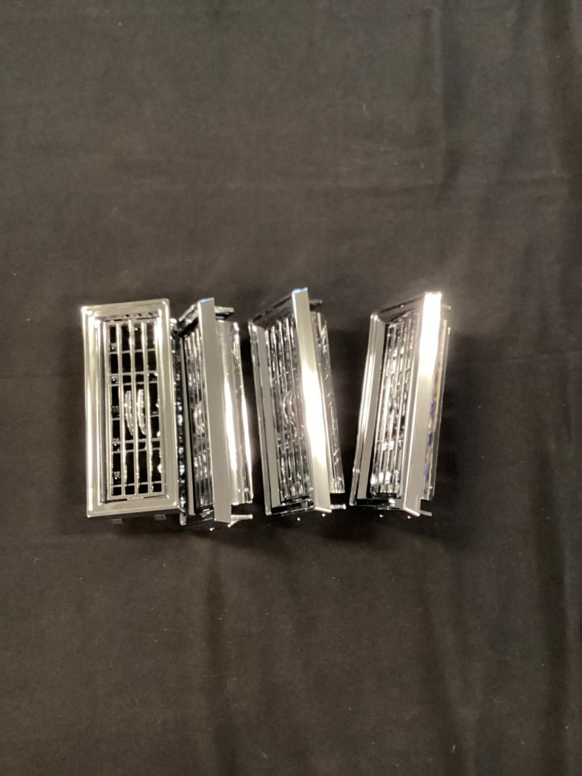 1971-1976 Chevy Impala Caprice Chrome Ac Vents.  Bin 188
