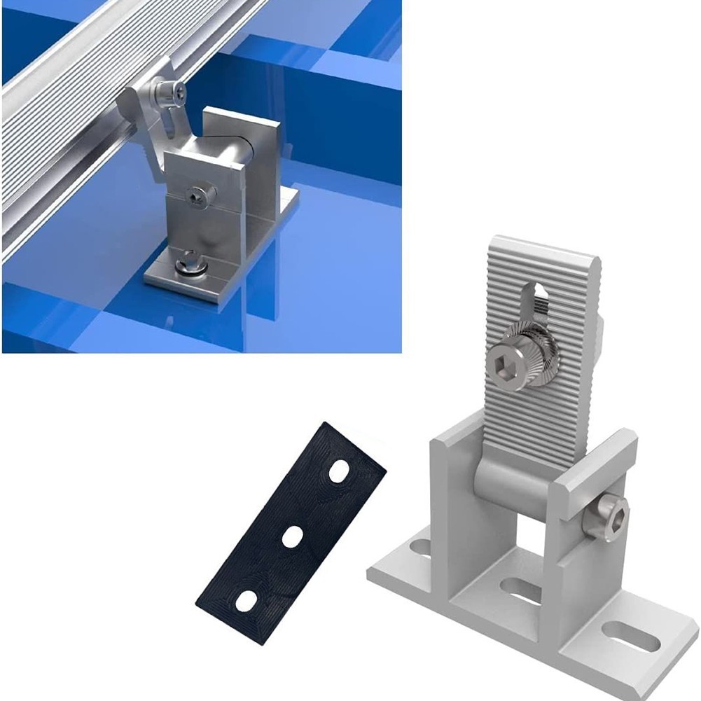 Solar Panel Foot Mount Adjustable Aluminum Alloy Flexible For Roof Mount