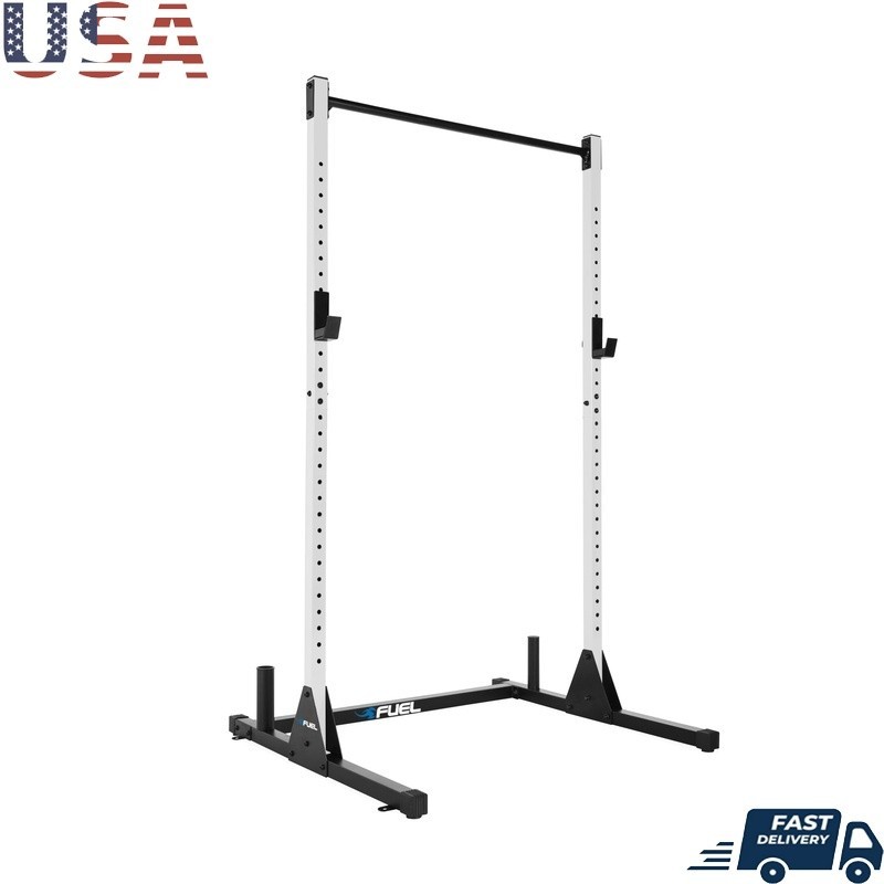 Adjustable Power Rack Weightlifting Gym Equipment Fitness Bodyweight Training US