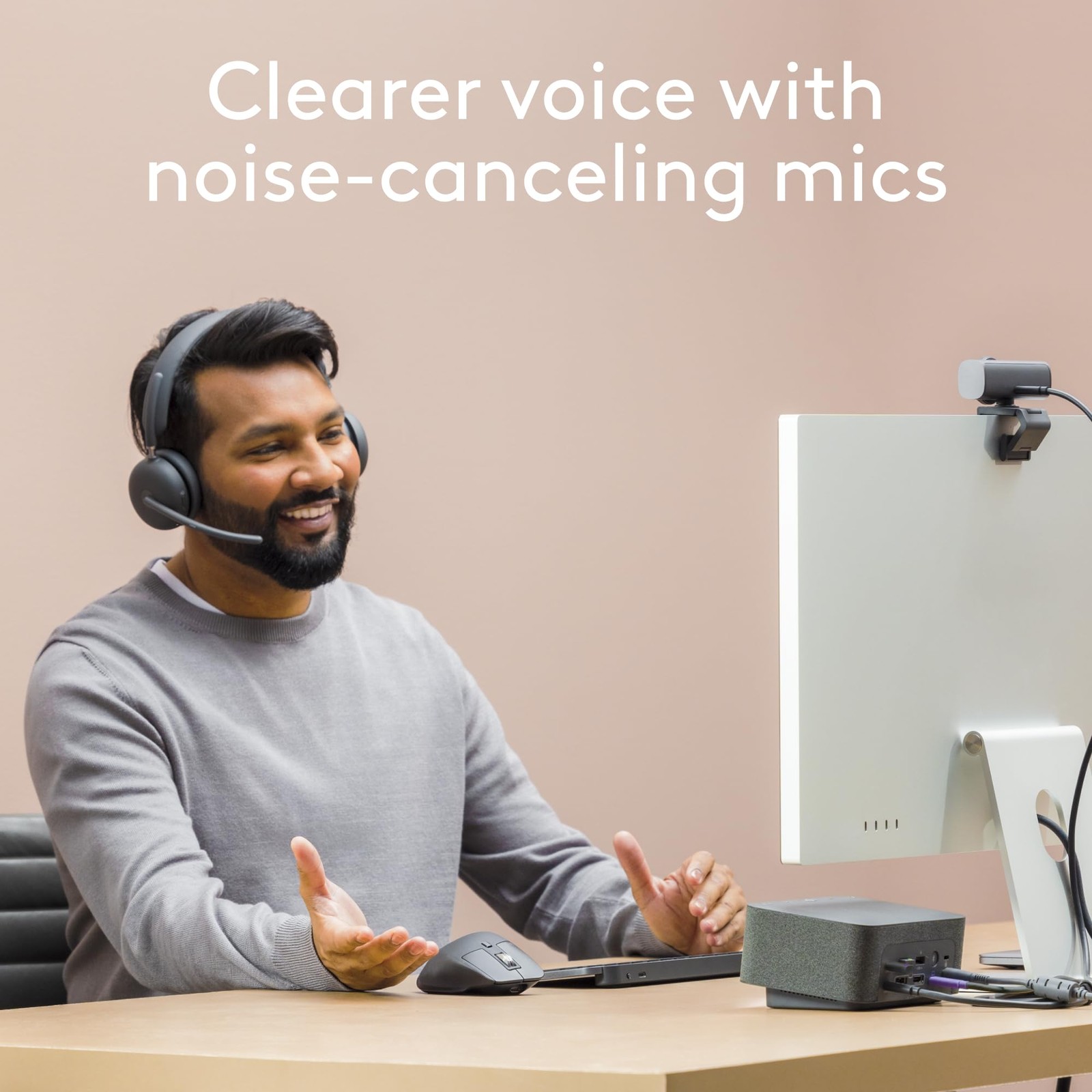 Logitech Zone Wireless 2 Bluetooth ANC Business Headset Graphite