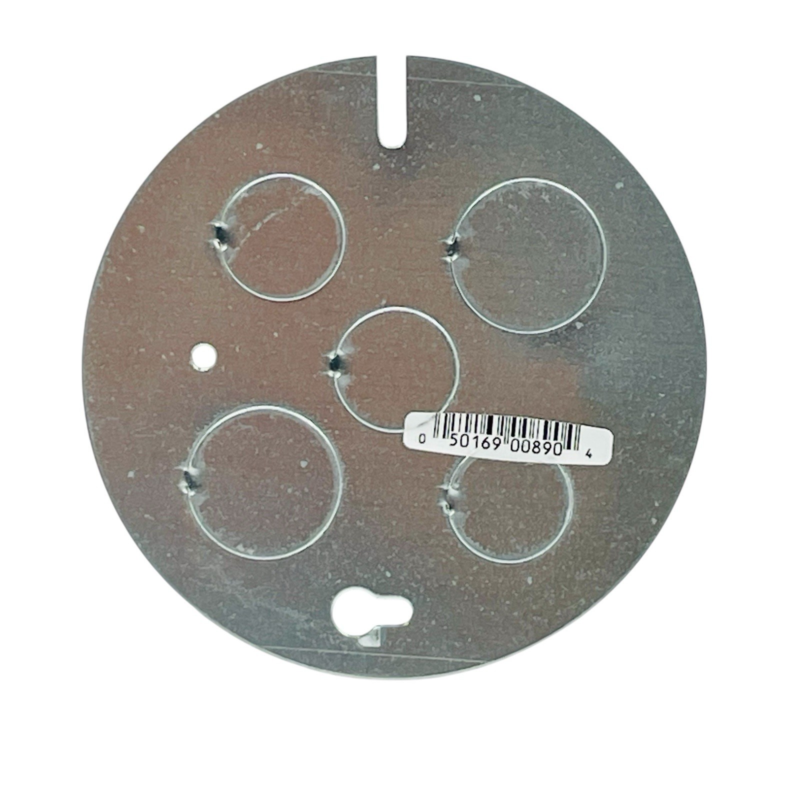Qty 12 RACO 890 4.5” Concrete Ring Covers 1/2” & 3/4” KO’s Steel ~New Surplus~